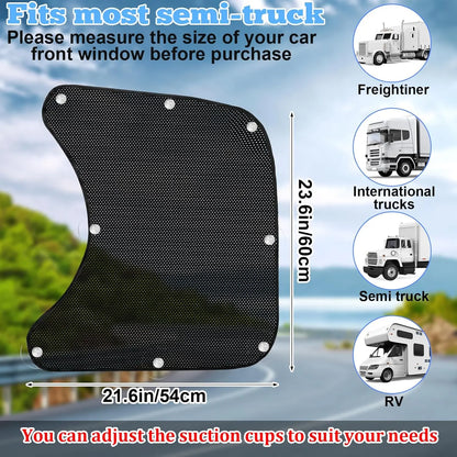 UV Protective Car Side Window Sunshade with Suction Cup