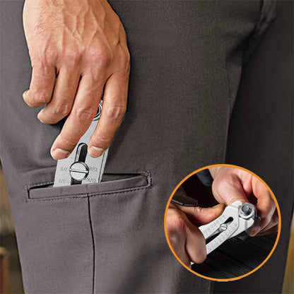 Portable Precise Thread Size Checker Lightweight Keychain