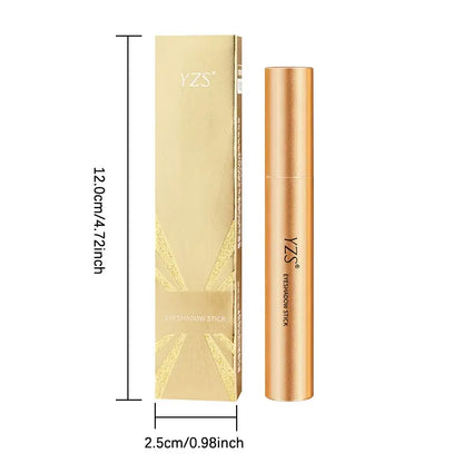 Three-Color Eyeshadow Stick, Fine Shimmer Gradient Contour Highlighter