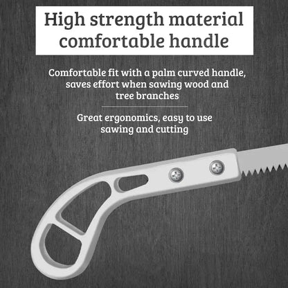 Multifunctional 8-Inch Curved Pruning Saw & Wood Cutting Tool