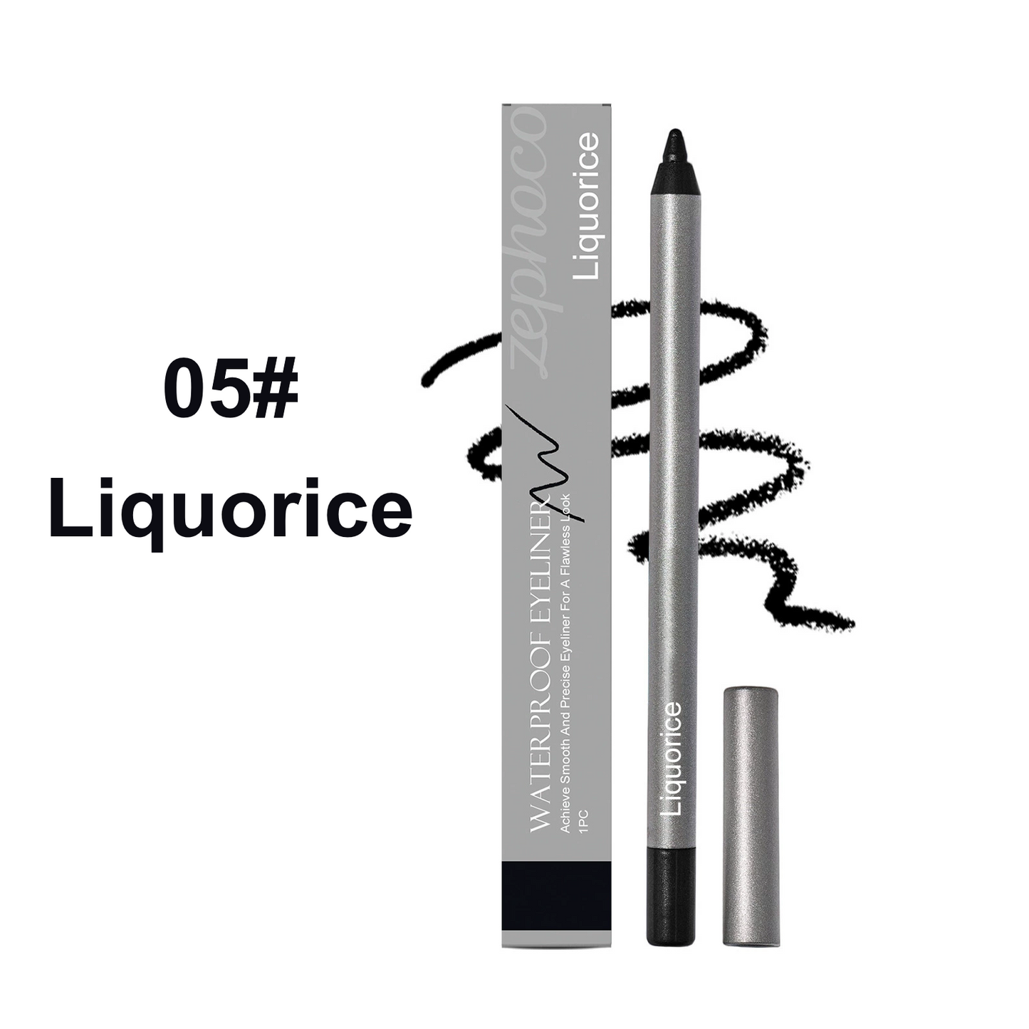 Smooth Eyeliner Gel Pen - Silky Smooth Long-lasting Makeup Eyeliner Gel Pencil