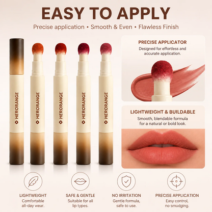4-Piece Velvet Matte Lip Crayon Set