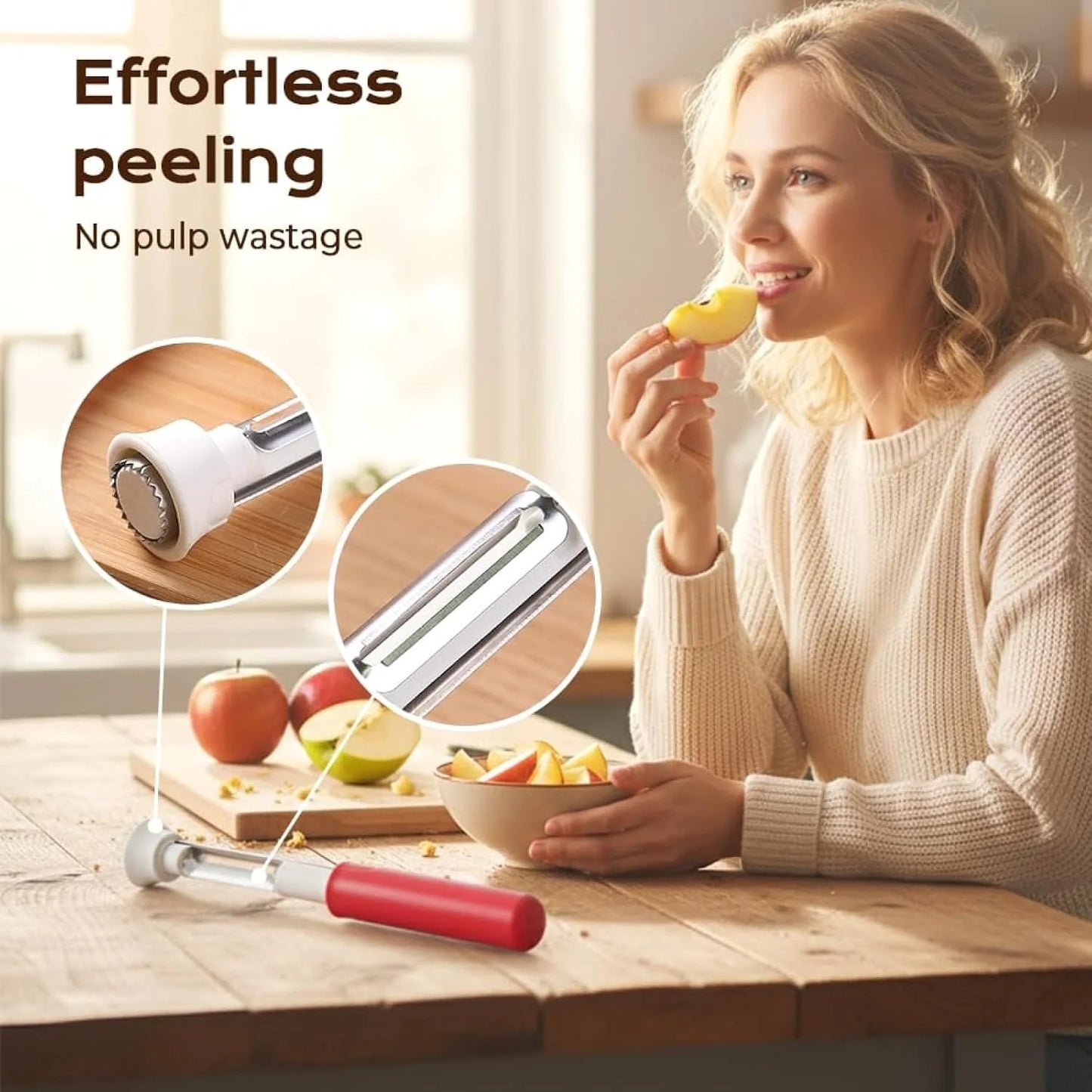 2PCS Stainless Steel Fruit and Vegetable De-seeding and Coring Tool