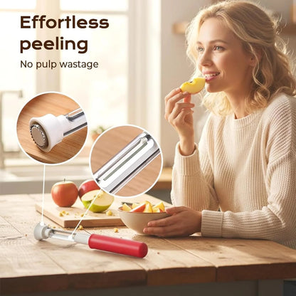 2PCS Stainless Steel Fruit and Vegetable De-seeding and Coring Tool