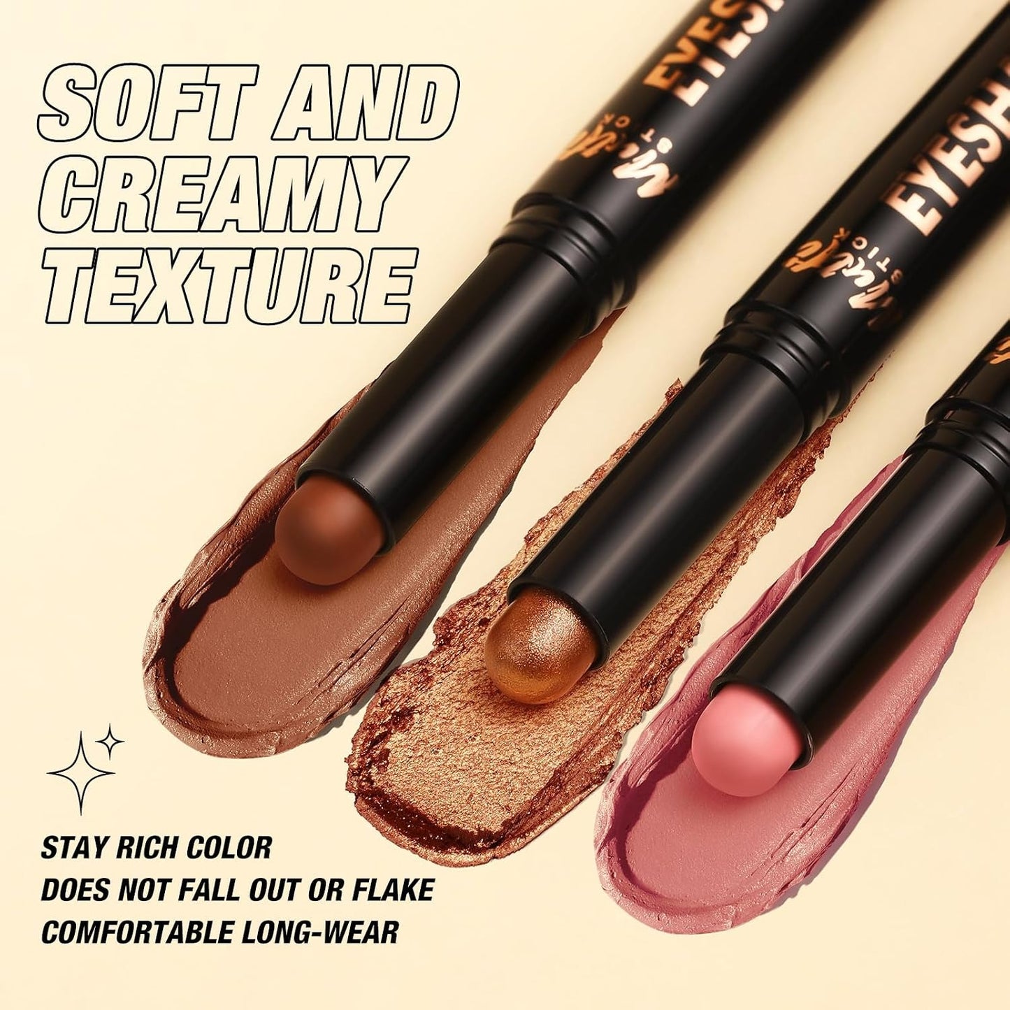 8 Color Waterproof Dual- Ended Eyeshadow Stick Set