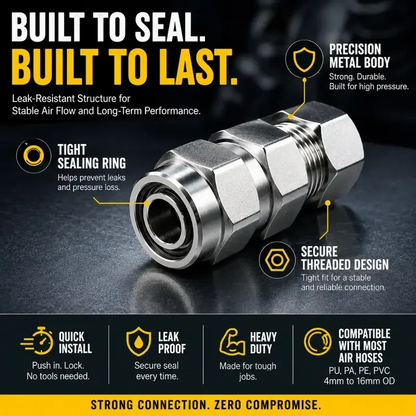 Stainless Steel Compression Tube Fitting Set