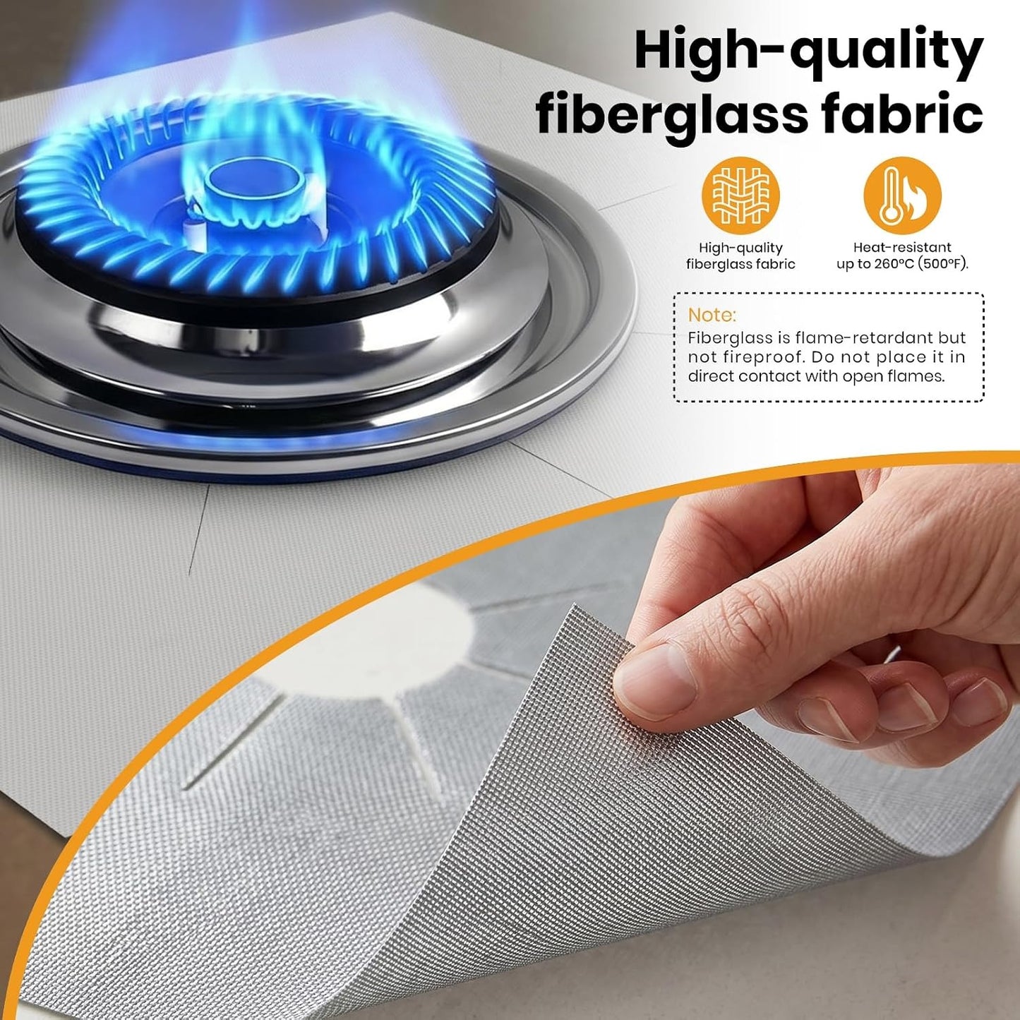 Gas Stove Burner Covers 4 Pack