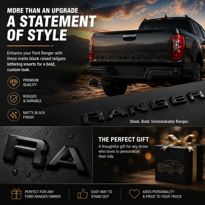Ford Ranger Tailgate Lettering Kit