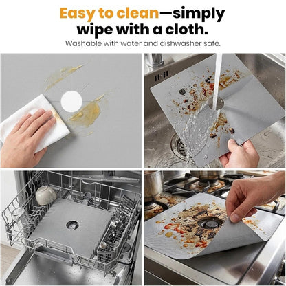 Gas Stove Burner Covers 4 Pack