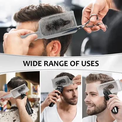 4-Piece Self Haircut Trimming Set with Adjustable Silicone Guide Band