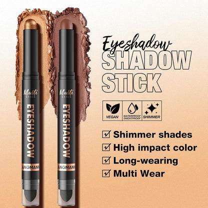 8 Color Waterproof Dual- Ended Eyeshadow Stick Set