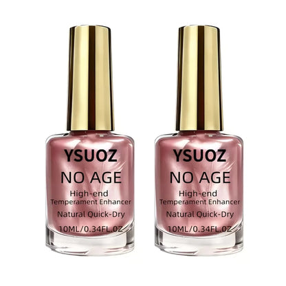 New Rose Gold Metallic Mirror-finish Nail Polish- Quick-drying, Long- lasting, High-shine