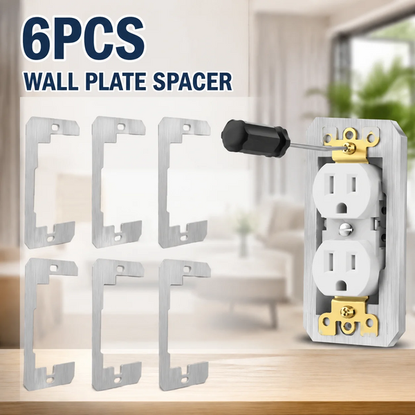 6Pcs Wall Plate Spacer,Spacers for Electrical Outlets