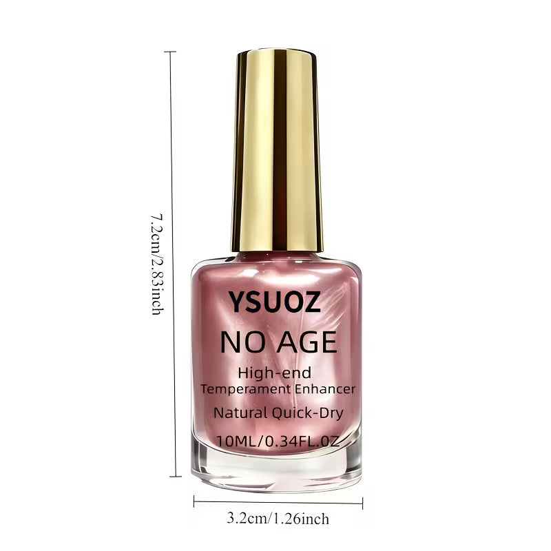 New Rose Gold Metallic Mirror-finish Nail Polish- Quick-drying, Long- lasting, High-shine