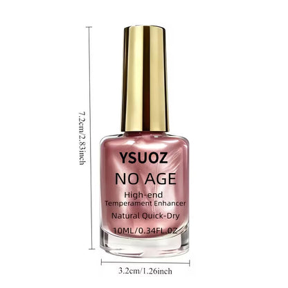 New Rose Gold Metallic Mirror-finish Nail Polish- Quick-drying, Long- lasting, High-shine