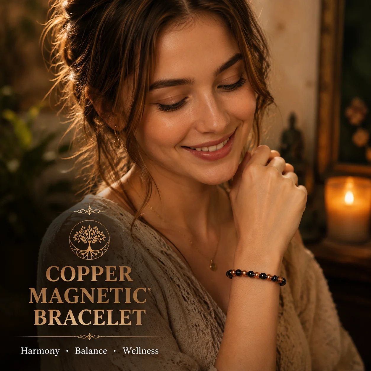 Unisex Copper Magnetic Bracelet