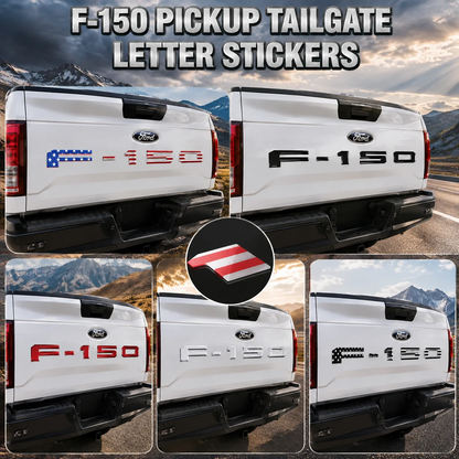Ford F-150 Pickup Tailgate Letter Decals