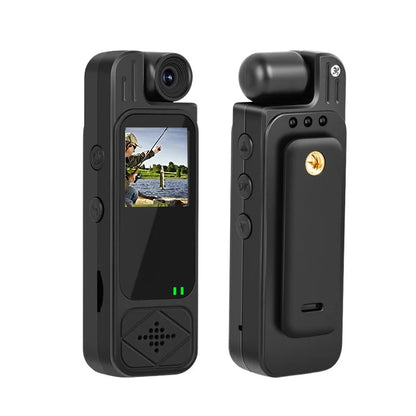 4K Body Camera with Audio and Video Recording with 180 Rotating Lens