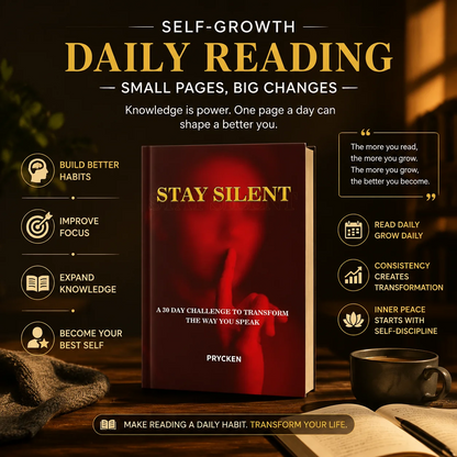 STAY SILENT: A 30-Day Challenge to Master Emotional Intelligence