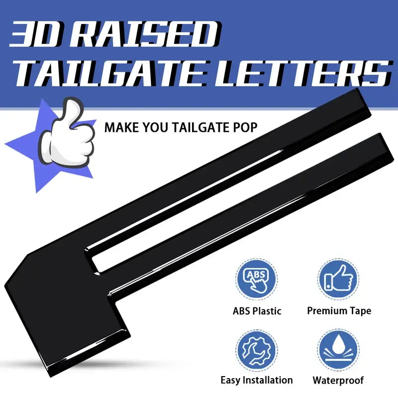 New Ford F-150 Pickup Tailgate Letter Decals