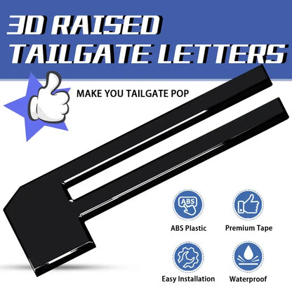 Ford F-150 Pickup Tailgate Letter Decals