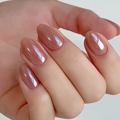 Mirror Nail Strengthener,Luxury Nail Polish Fast Air- Drying,Glossy Nail Polish Quick Dry