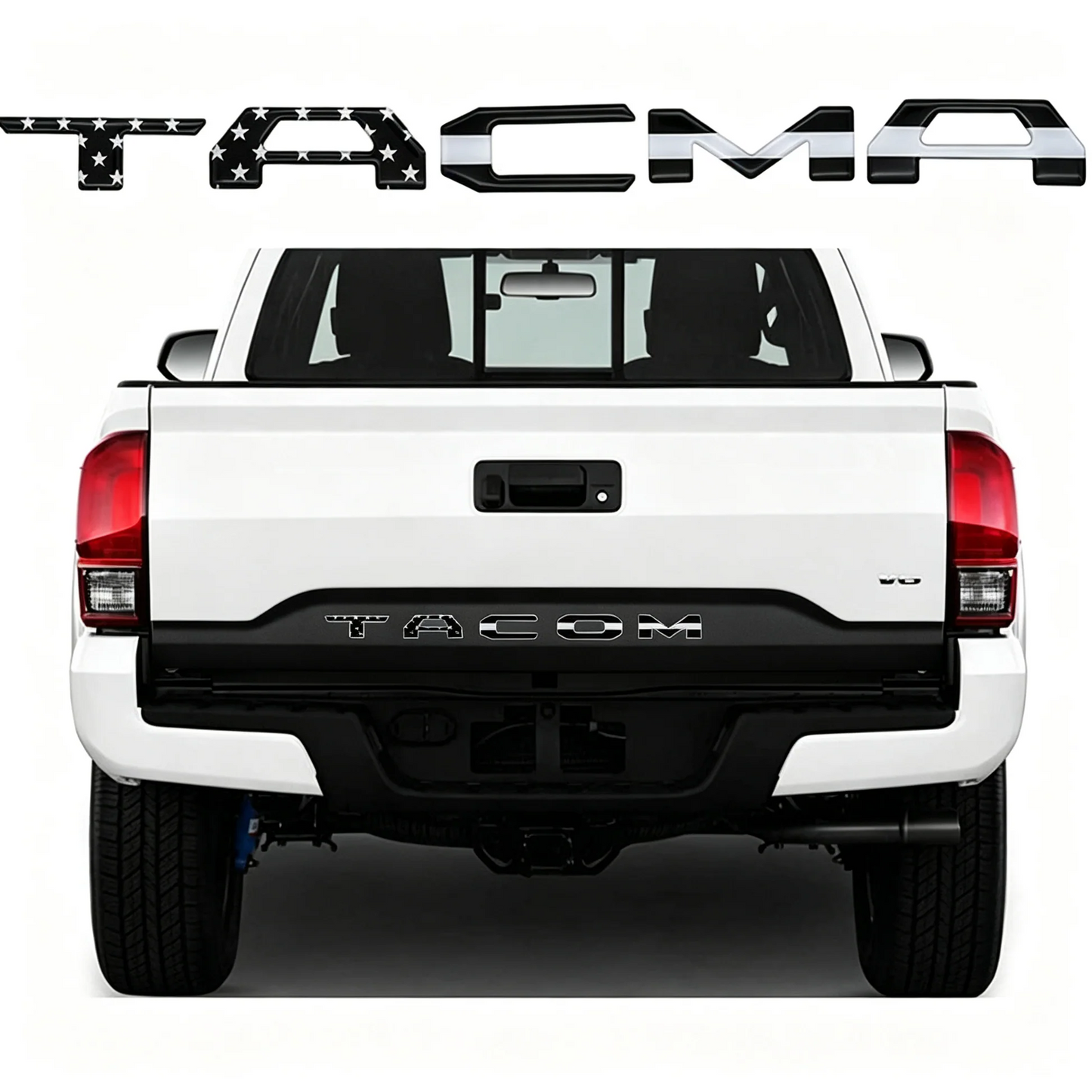 Tacoma Pickup Tailgate Letter Decals