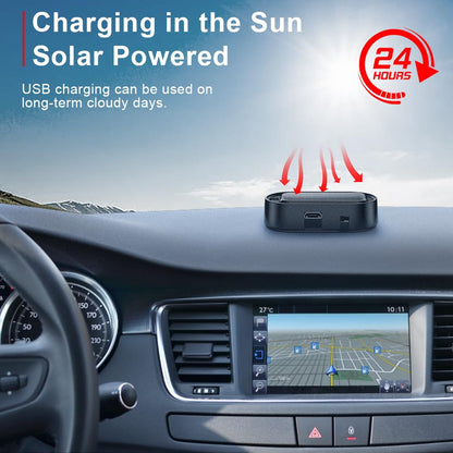 4PCS/SET Solar Power Dummy Car Alarm Light, Anti-Theft Flashing LED Automotive Security Warning Light