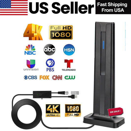 Upgraded TV Antenna Digital HD Antena Indoor HDTV 1080P 4K Long Range