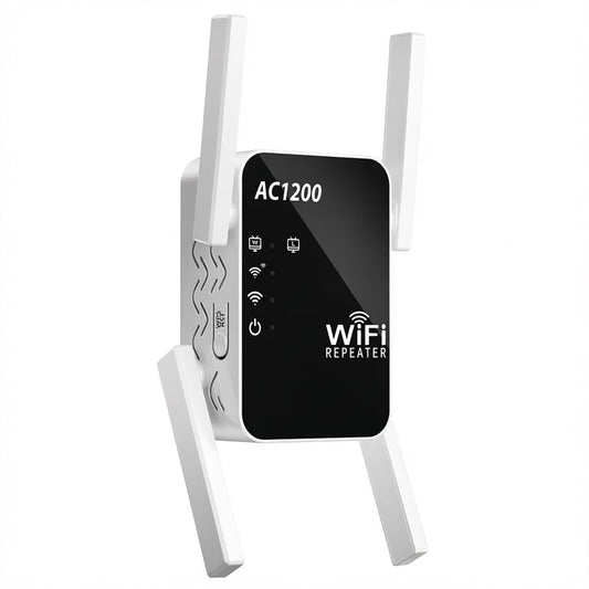 AC1200 WiFi Extender Signal Booster for Home, Dual Band Range Repeater